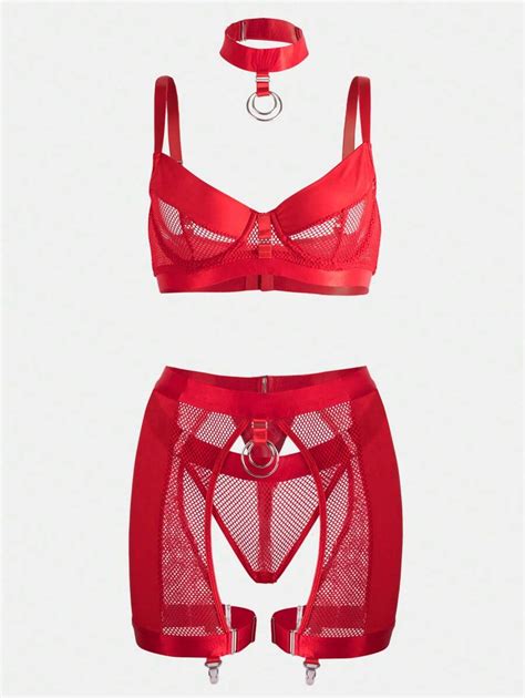 Set Di Biancheria Intima Sexy Da Donna Composto Da Reggiseno Con