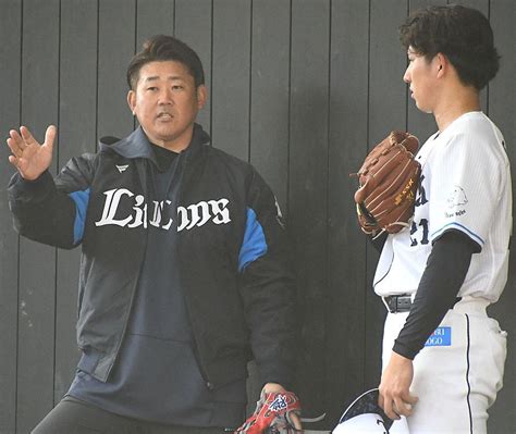 西武・松坂大輔臨時コーチ ドラ1武内夏暉を大絶賛「楽しみしかない。開幕ローテに入ってくると思う」：「おっ！」でつながる地元密着のスポーツ応援