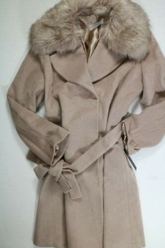 Women’s T Tahari Brown Sugar Faux Fur Fiona Coat Xl Ebay