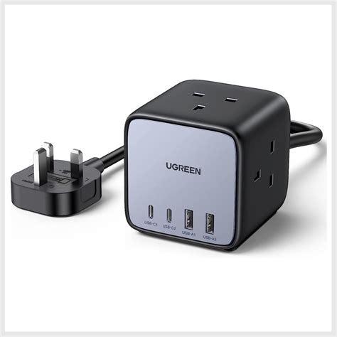 Ugreen W Power Strip Diginest Cube Gan Extension Lead With Usb C