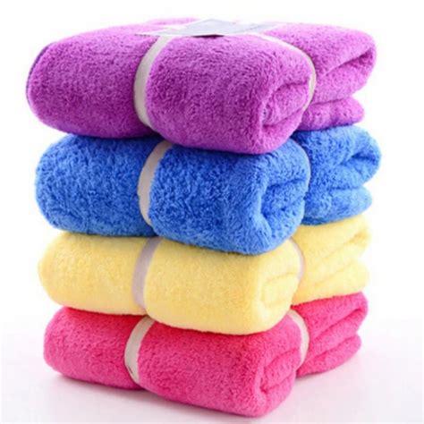 Super Soft Coral Fleece Towel Thick Double Sided Absorbent Towel Bathroom Home Textile In Bath