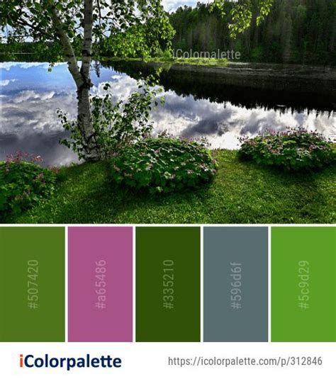 Water Reflection Color Palette