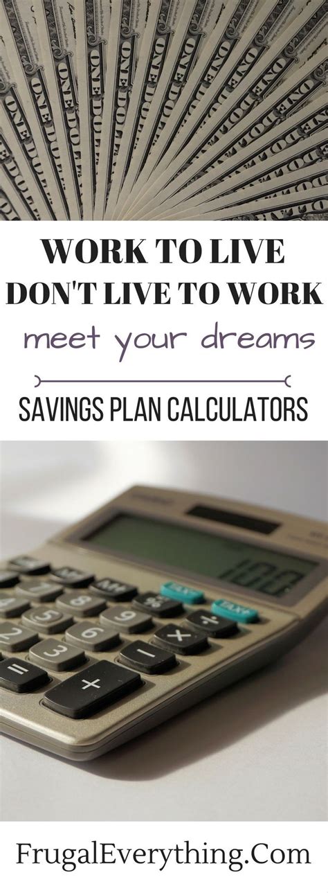 Saving Plan Calculators - | Savings plan, Savings calculator, How to plan