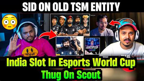 S Ul Sid React On Old Tsm Entity Bit Thug Reveal Slot For Esports