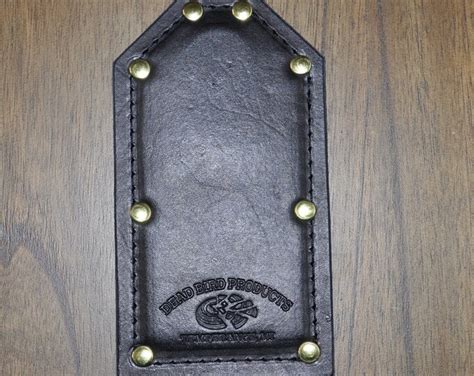 Black Leather Barrel Rest Shotgun Trapshooting Trap Skeet Sporting