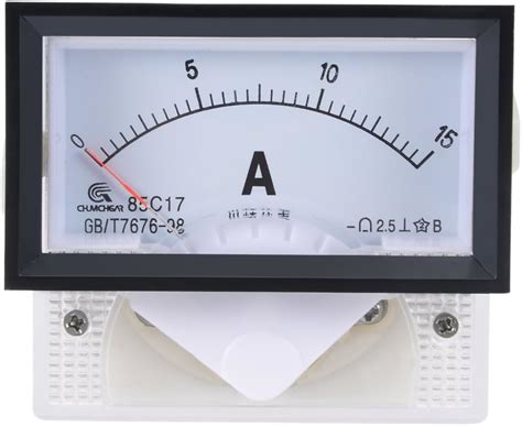 Sourcing Map C Dc A Rectangle Analog Panel Ammeter Gauge Ampere