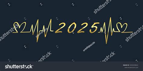 2025 Heart Heart Rate Ecghealth Context Stock Illustration 1833259822