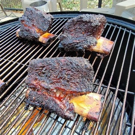 Smoked Beef Short Ribs Open Fire