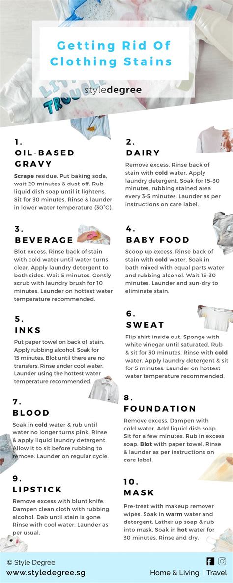 How To Get Rid Of 10 Types Of Stains Style Degree Stain On Clothes