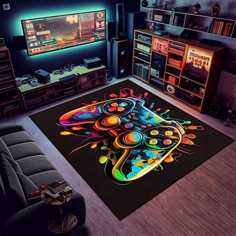 Video Game Rug Gaming Carpet For Esports Room Boys