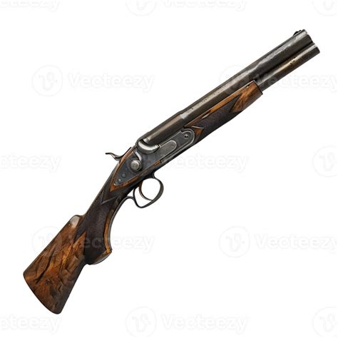 Shotgun on isolated transparent background 44279279 PNG