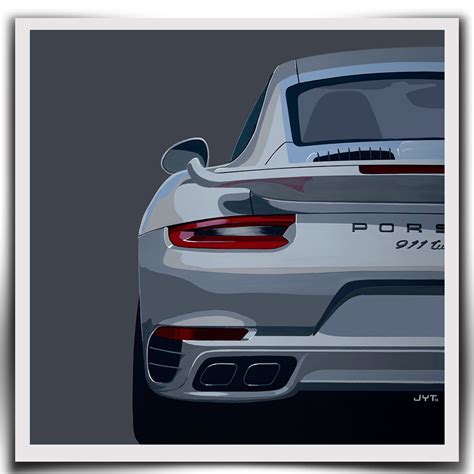 Limited Edition Print Porsche 911 Modern Classic