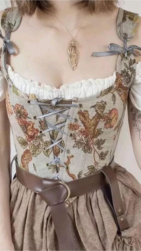 Victorian Fashion Corset Top Embroidery Y K Renaissance Corset Top