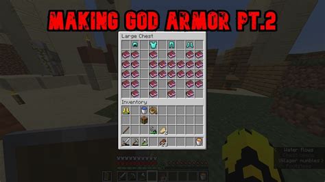 Minecraft Hardcore Pt Making God Armor YouTube