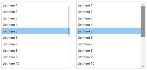 Steps To Apply Various Scrollbar Styles For Syncfusion Essential WPF