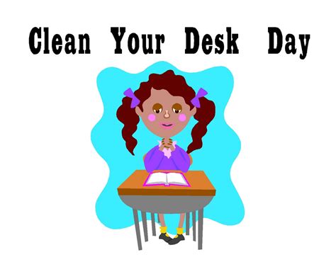 Free Posters and Signs: Clean Your Desk