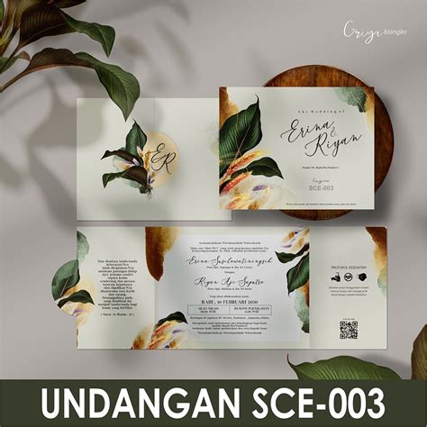 Jual Sce Undangan Pernikahan Murah Blangko Undangan Griya