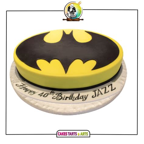 Customized Classic Batman Symbol Cake | online cake delivery dubai