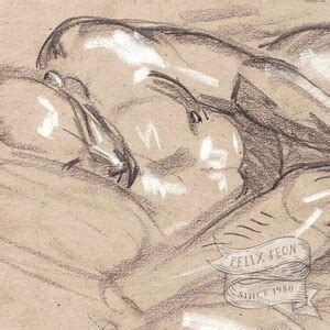 Estudio Un Trio Gay Art Queer Male Nude Classic Erotica Mexican Latino Felix D Eon Etsy