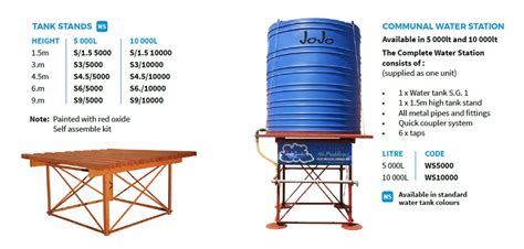 Jojo Water Tanks Water Tank Stands