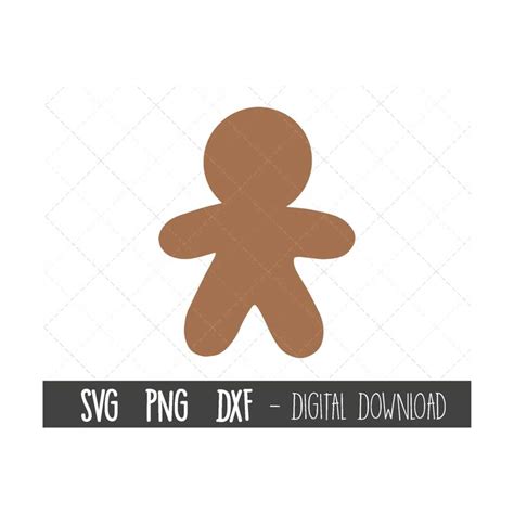 Christmas Gingerbread Svg Gingerbread Man Svg Silhouette G Inspire