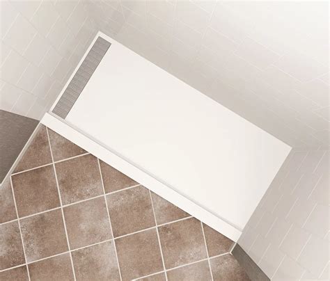 Td 32 Adj 66 32 Adjustable Trench Drain Shower Pan Mincey Marble