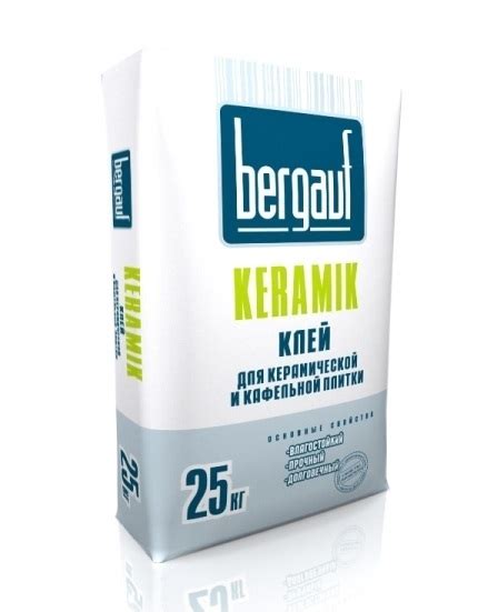 Бергауф Керамик Bergauf keramik плиточный клей (25 кг.) | купить по ...