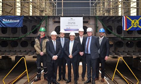 Keel Laying For SeaRoad Newbuilding At Flensburg Shippax