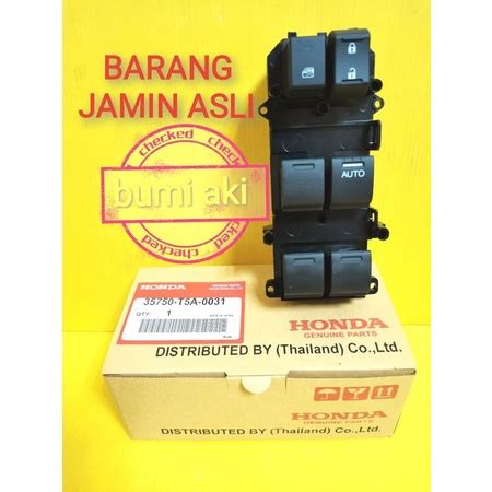 Jual SAKLAR POWER WINDOW KANAN SWITCH MASTER WINDOW DEPAN RH ORIGINAL