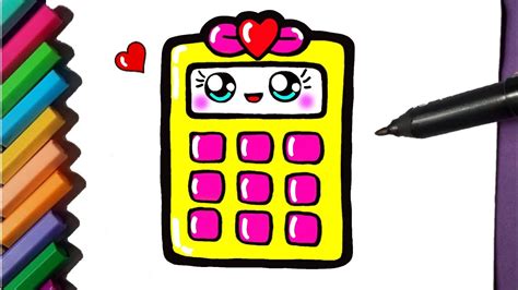 Como Desenhar Calculadora Escolar Fofa Kawaii Desenhos Kawaii Porn