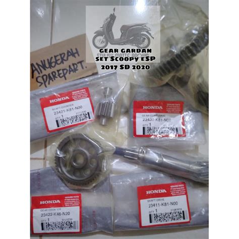 Jual Gear Box Girbok Gardan Rasio 1 SET Honda New Scoopy ESP K93 Beat