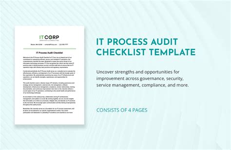 It Security Operations Center Audit Checklist Template In Word Pdf