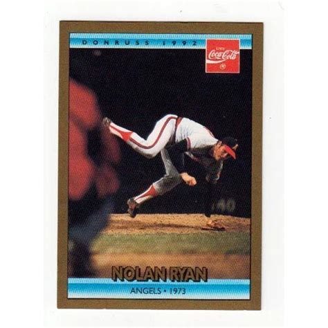 Donruss Coca Cola Nolan Ryan Career Series Card Nm Angels