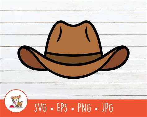 Cowboy Hat Clipart Vector Cowboy Hat Svg Cowboy Cut File For Cricut