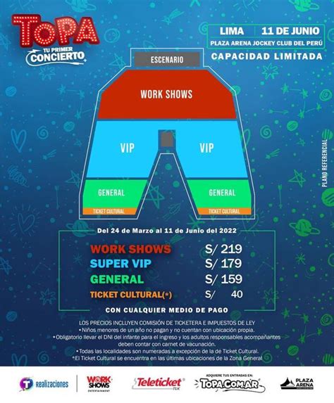 Topa Concierto Perú Precio Entradas Teleticket Comprar Nuevo Show De
