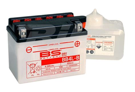 Bateria BS YB4L-B (BB4L-B) - Casa Grobas