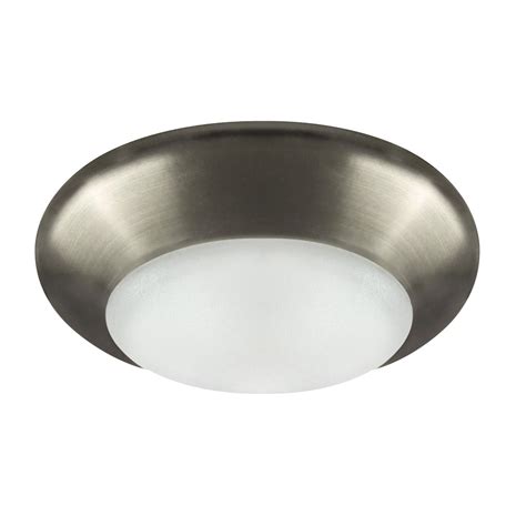 Canarm 4 Inch Led Brushed Nickel Disk Light The Home Depot Canada