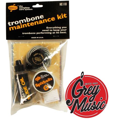 Kit De Limpieza De Tromb N Herco He Grey Music