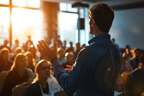Premium Photo Group Of People Having Business Seminar