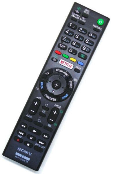 Genuine Original Sony Rmt Tx D Tv Remote Control With Netflix