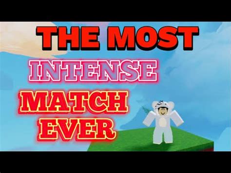 The Most INTENSE Match EVER Roblox Bedwars YouTube