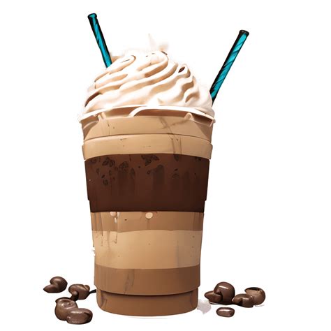 Iced Coffee Frappe Frappucino Chocolate Milkshake With Cream And Coffee