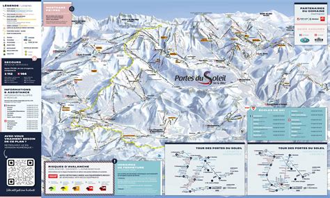 Piste Map For Avoriaz