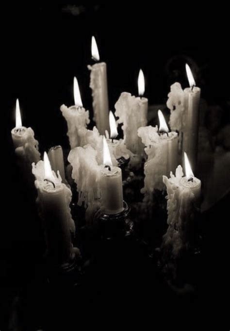 Gothic Candles in the Dark