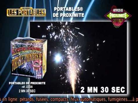 Feu d artifice portable de proximité 2mn30 de Ardi YouTube