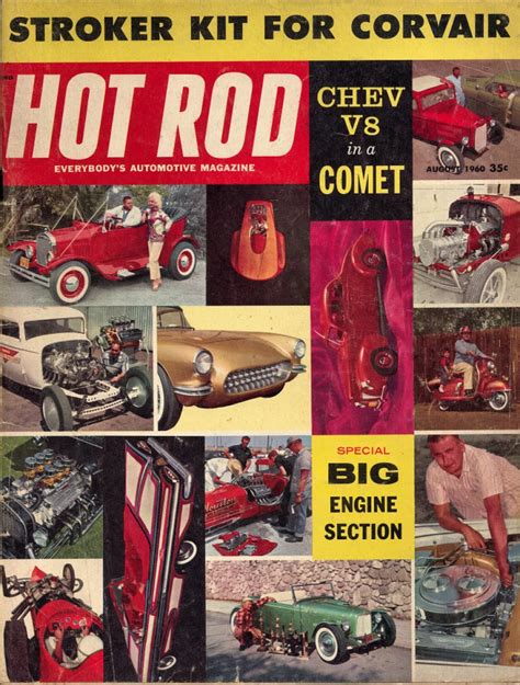 Hot Rod August 1960 At Wolfgangs