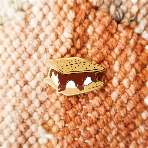 Smore Enamel Pin Etsy Canada