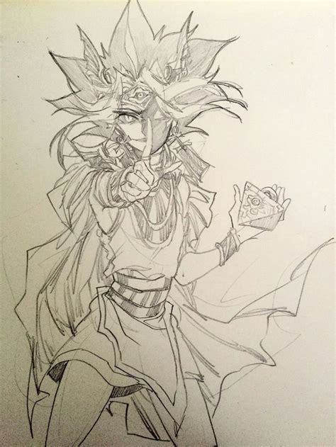 Pin By Eimi Tweaker On Yu Gi Oh Yugioh Yugioh Yami Anime Sketch