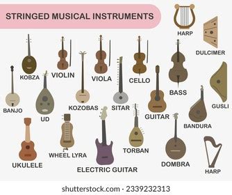 473 String Instruments Names Images, Stock Photos, 3D objects ...