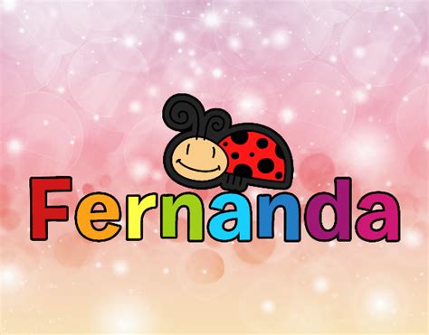 Fernanda Nombre Para Colorear